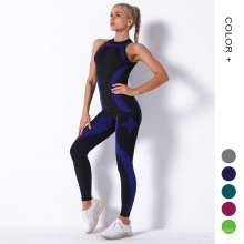 Women 2 Piece Outfits Sleeveless Yoga Set Sports Wear Jogger Set Activewear Yoga Outfit Suits